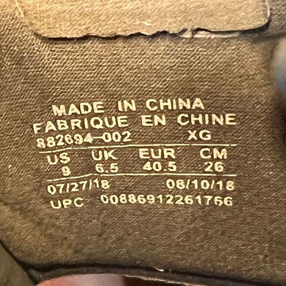 Nike Sandals TANJUN Women's 9 Open Toe Lightweight Grey Adjustable Performance - Picture 7 of 7